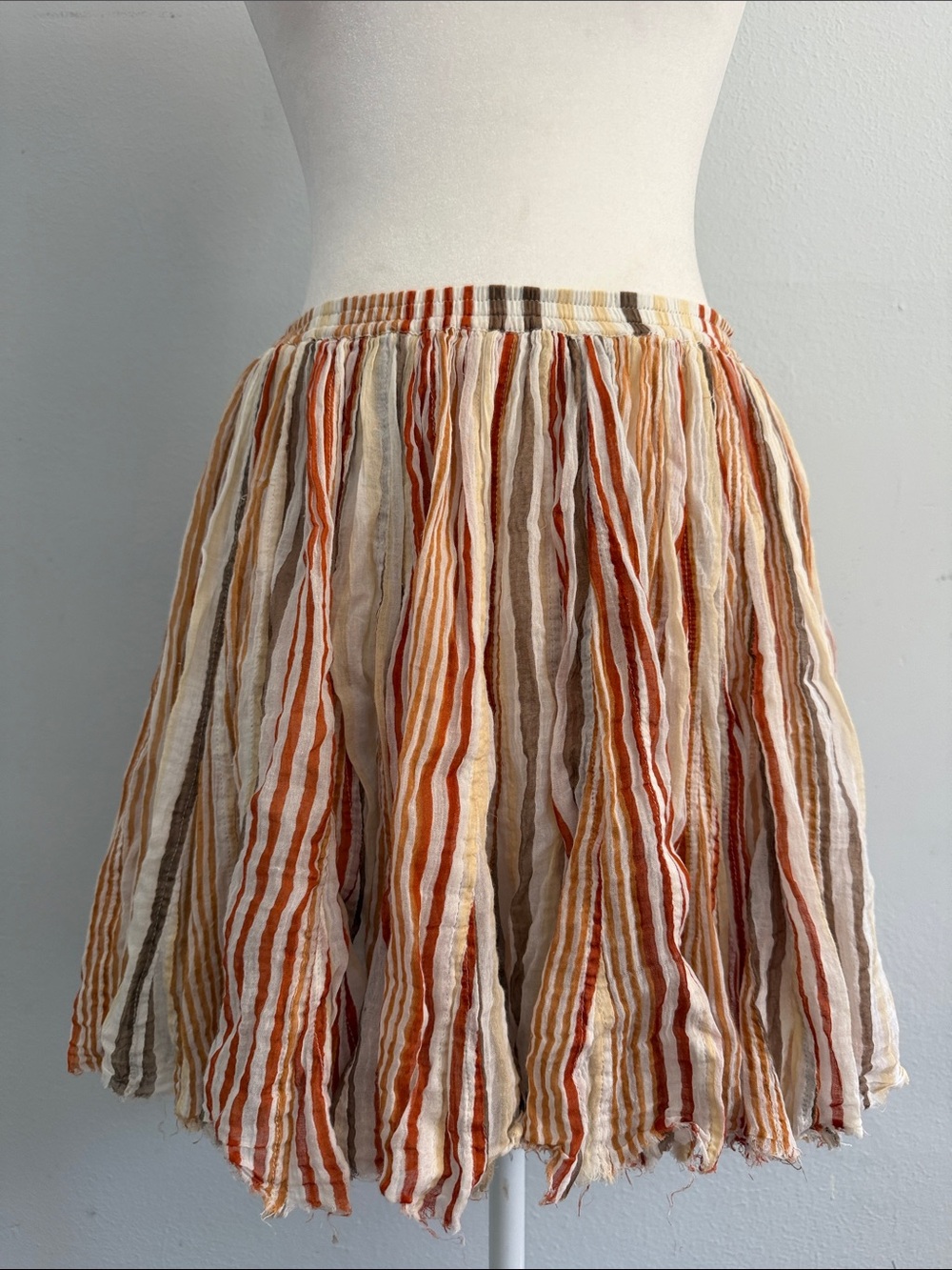 Free People FP One Striped Gauze Mini Skirt - Size S/P